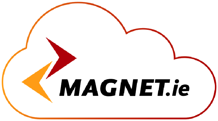 Magnet before logo